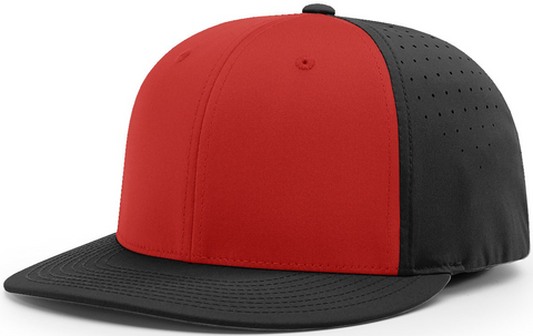 Blank RICHARDSON PTS30 LITE-R Flex Cap Black Red Black