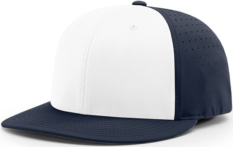 Blank RICHARDSON PTS30 LITE-R Flex Cap Navy White Navy