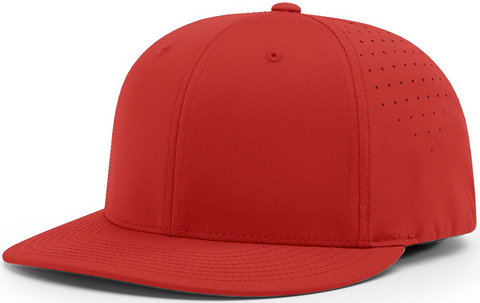 Blank RICHARDSON PTS30 LITE-R Flex Cap Red