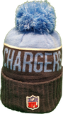 Los Angeles Chargers Sideline Knit Pom Toque