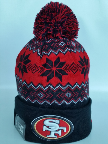 San Francisco 49ers Snowflake Pom Toque