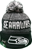 Seattle Seahawks Black 2016-2017 Sideline Knit Pom Toque