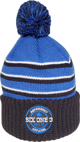 Six One 3 Benchmark Pom Toque Black Royal