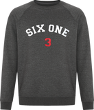 Six One 3 Premium Crew Neck Sweater Charcoal Heather