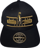 Ottawa Cap Represent Cyber Black & Metallic Gold Adjustable Snapback