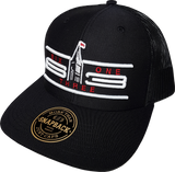 Ottawa Cap Represent Cyber Mesh Back Trucker Snapback Black