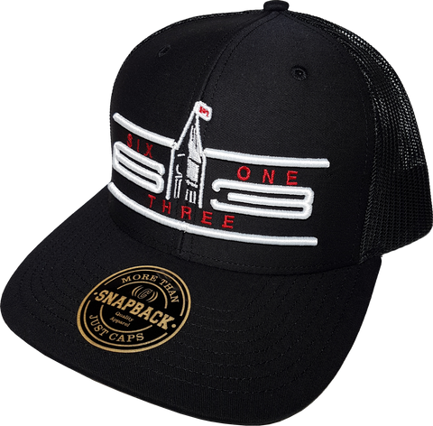 Ottawa Cap Represent Cyber Mesh Back Trucker Snapback Black