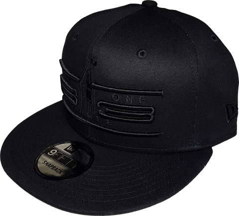 Six One 3 Cyber NE Snapback Cap Blackout