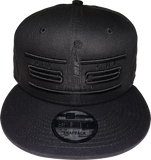 Six One 3 Cyber NE Snapback Cap Blackout