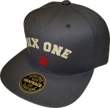 Six One 3 Ottawa Felt Snapback Cap Graphite