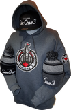 Six One 3 The Hill Hoodie Heathered Black