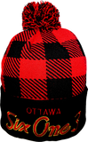 Six One 3 The Hill Plaid Pom Toque