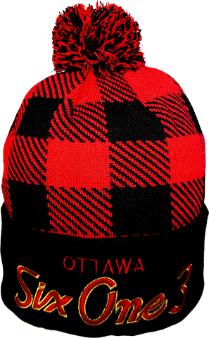 Six One 3 The Hill Plaid Pom Toque