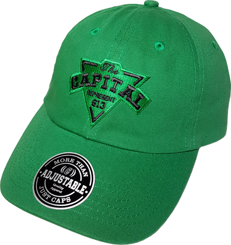 The Capital Patch Dad Hat Green