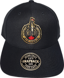 Six One 3 The Hill Black & Metallic Gold Adjustable Snap