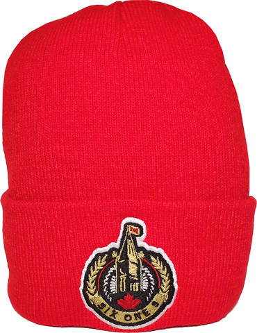 The Hill Ottawa Basic Beanie Toque Red