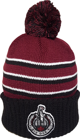 The Hill Ottawa Pom Toque Maroon