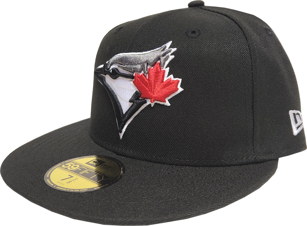 KTZ Toronto Blue Jays Mlb Black On Black Fashion 59fifty Cap for Men