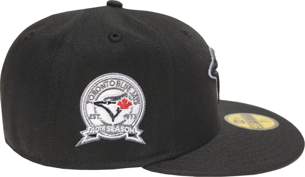 KTZ Toronto Blue Jays Mlb Black On Black Fashion 59fifty Cap for Men