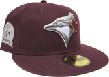Toronto Blue Jays New Era 59Fifty Fitted Maroon 40th Season Side Patch