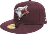 Toronto Blue Jays New Era 59Fifty Fitted Maroon 40th Season Side Patch