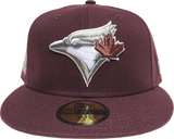 Toronto Blue Jays New Era 59Fifty Fitted Maroon 40th Season Side Patch