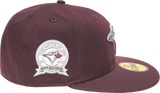 Toronto Blue Jays New Era 59Fifty Fitted Maroon 40th Season Side Patch