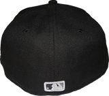 Toronto Blue Jays Fitted Custom Exclusive Low Profile Black and Metallic Silver