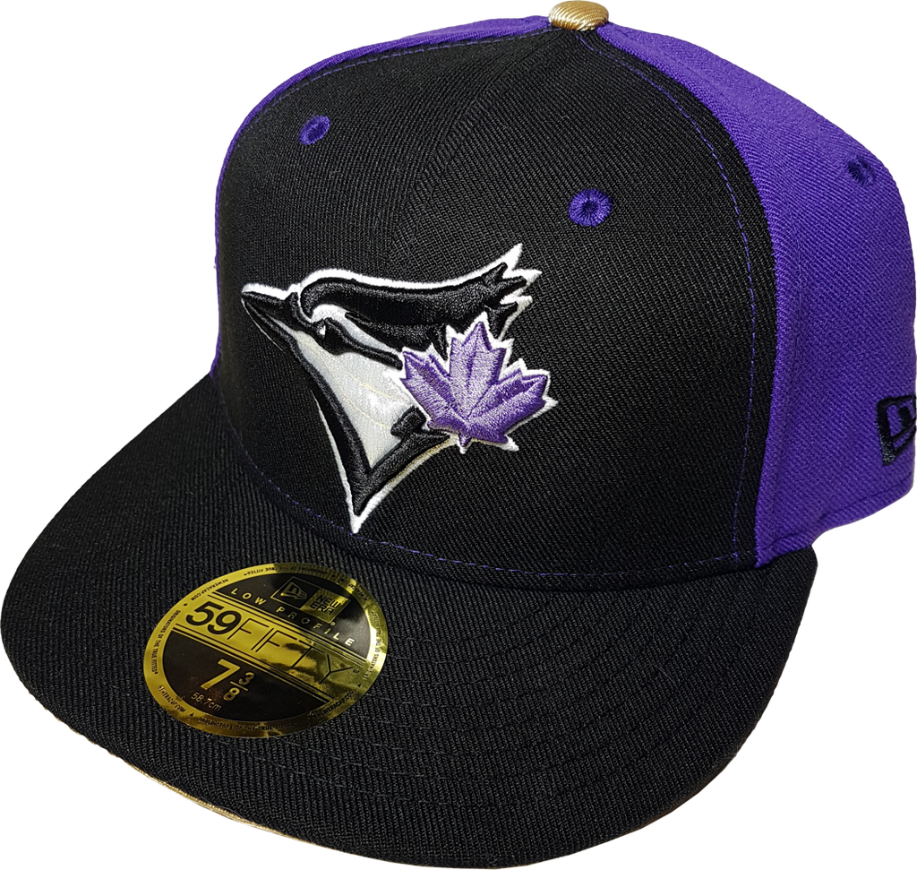 Black blue top jays hat