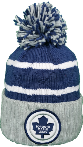 Toronto Maple Leafs Mitchell & Ness High Five NHL Pom Toque