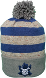 Toronto Maple Leafs Vintage Speckled Oatmeal Pom Toque