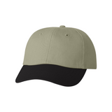 Blank Brushed Twill Cap Adjustable Velcro