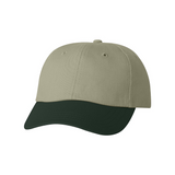 Blank Brushed Twill Cap Adjustable Velcro
