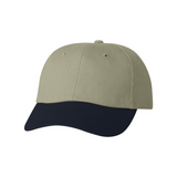 Blank Brushed Twill Cap Adjustable Velcro