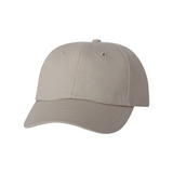 Blank Brushed Twill Cap Adjustable Velcro