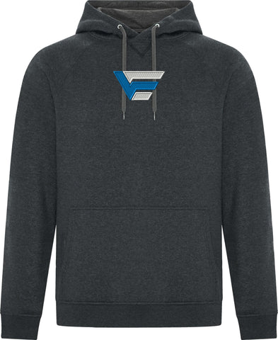 VE Esactive Hood Heather Black Flag
