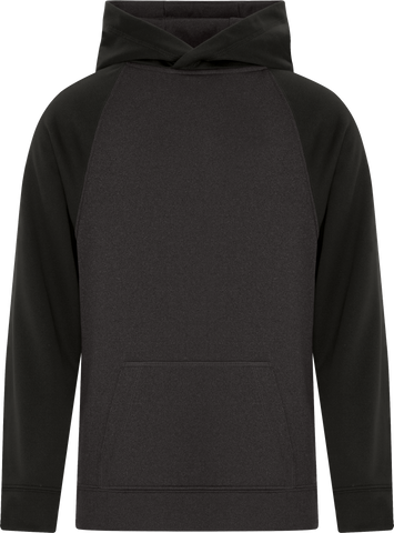 Youth ATC™ GAME DAY™ 2 Tone Hoodie Charcoal Black