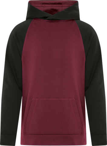Youth ATC™ GAME DAY™ 2 Tone Hoodie Maroon Black – More Than Just
