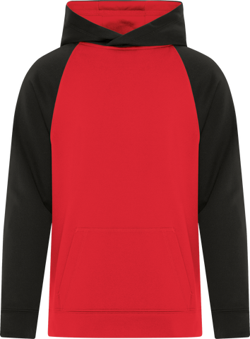 Youth ATC™ GAME DAY™ 2 Tone Hoodie Red Black