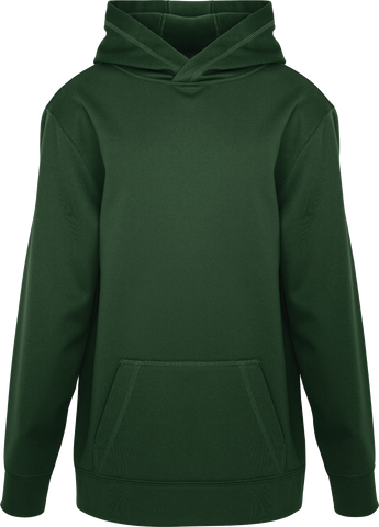 Youth ATC™ GAME DAY™ Polyester Tech Hoodie Dark Green