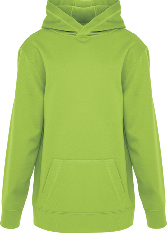 Youth ATC™ GAME DAY™ Polyester Tech Hoodie Lime Shock