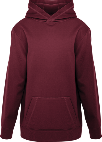 Youth ATC™ GAME DAY™ Polyester Tech Hoodie Maroon