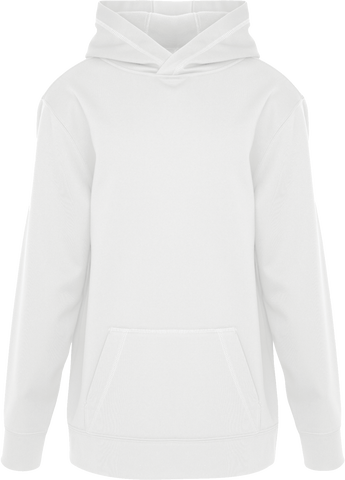 Youth ATC™ GAME DAY™ Polyester Tech Hoodie White